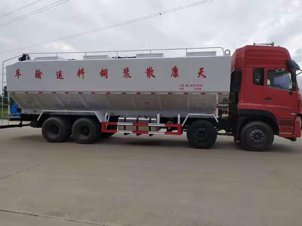 東風(fēng)天龍前四后八44方電動散裝飼料車